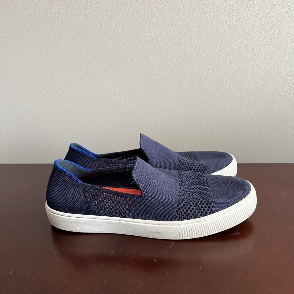 Rothys Shoes Womens Size 9 The‎ Snickers Maritime Stitch Size Slides On Shoes